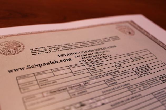 Birth, Marriage, and Academic Certificates in Spanish: Translating Them for U.S. Immigration