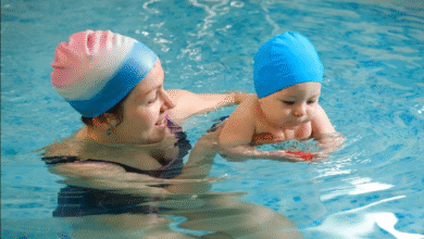 Safety Measures Followed During Infant Swimming Lessons in Alexandria Kingstowne
